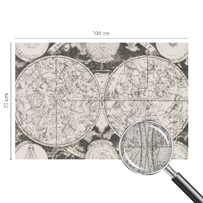 Detská fototapeta na stenu Hviezdna mapa