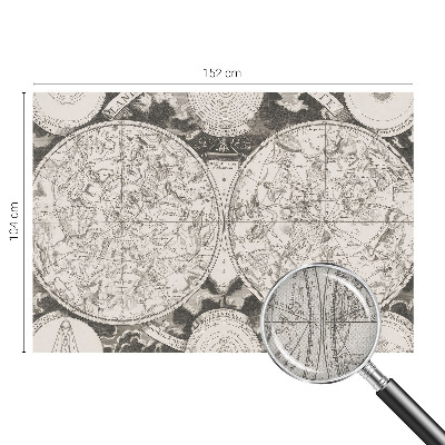 Detská fototapeta na stenu Hviezdna mapa