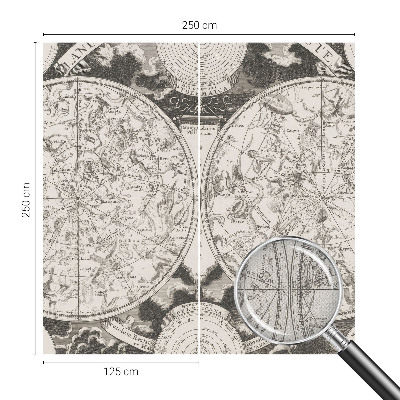 Detská fototapeta na stenu Hviezdna mapa