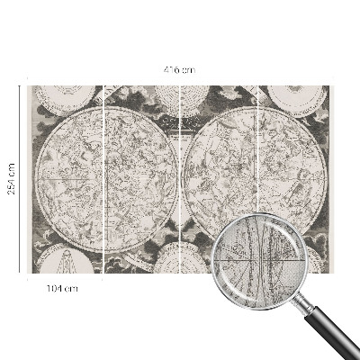 Detská fototapeta na stenu Hviezdna mapa