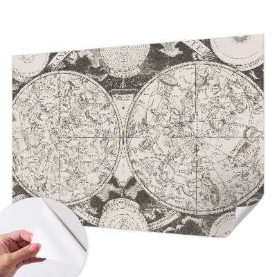 Detská fototapeta na stenu Hviezdna mapa