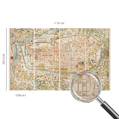 Fototapeta do detskej izby Starožitná mapa