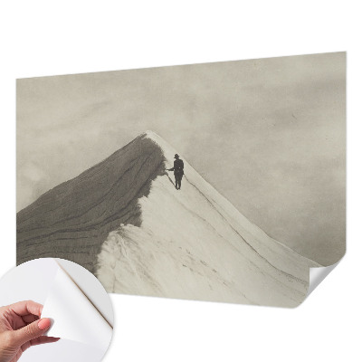 Moderná tapeta na stenu Osamelý horolezec