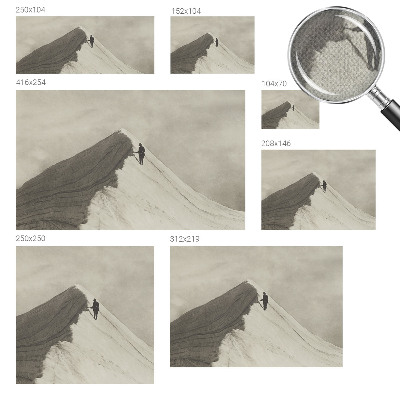 Moderná tapeta na stenu Osamelý horolezec