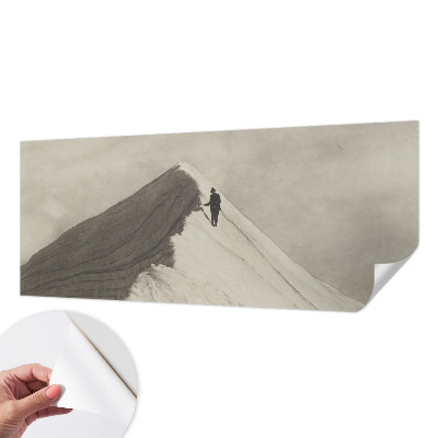 Moderná tapeta na stenu Osamelý horolezec