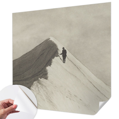 Moderná tapeta na stenu Osamelý horolezec