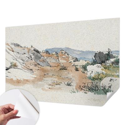 Samolepiaca fototapeta do spálne Skalná krajina