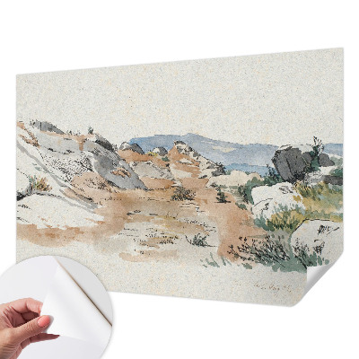 Samolepiaca fototapeta do spálne Skalná krajina