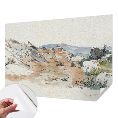 Samolepiaca fototapeta do spálne Skalná krajina