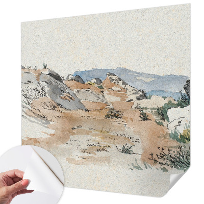 Samolepiaca fototapeta do spálne Skalná krajina