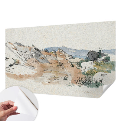 Samolepiaca fototapeta do spálne Skalná krajina