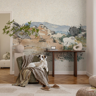 Samolepiaca fototapeta do spálne Skalná krajina