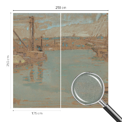 Samolepiaca fototapeta do detskej izby Výhľady na prístav