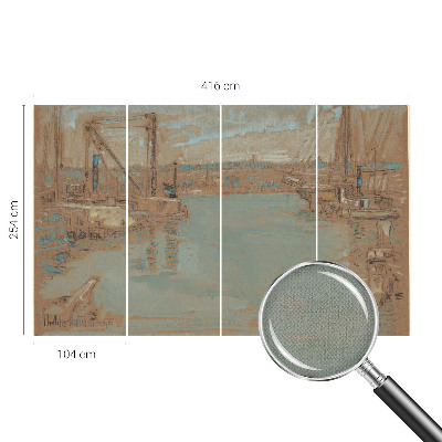 Samolepiaca fototapeta do detskej izby Výhľady na prístav