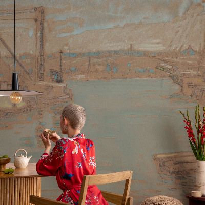 Samolepiaca fototapeta do detskej izby Výhľady na prístav