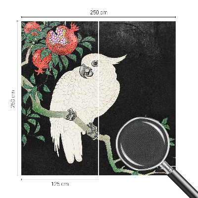 3D fototapeta Papagáj z granátového jablka