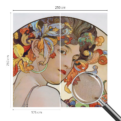 Tapeta do detskej izby Farebná secesia