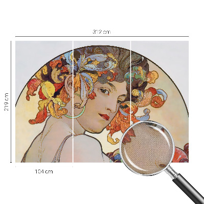 Tapeta do detskej izby Farebná secesia