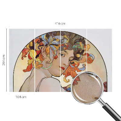 Tapeta do detskej izby Farebná secesia