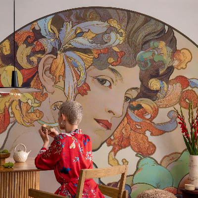 Tapeta do detskej izby Farebná secesia