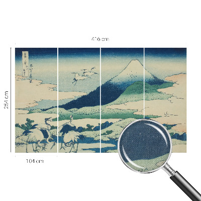 Fotografická tapeta samolepiaca Žeriavy a hory