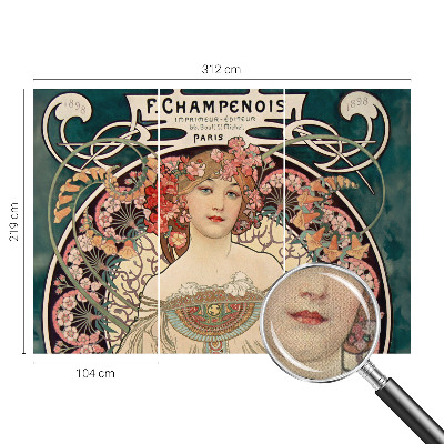 Detská fototapeta na stenu Kvetinová symetria