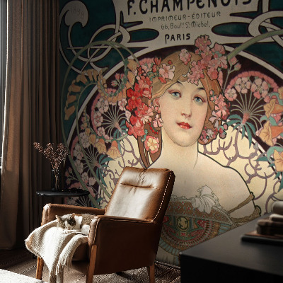 Detská fototapeta na stenu Kvetinová symetria