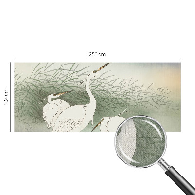 Samolepiaca fototapeta do obývačky Volavky v tráve