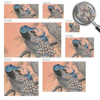 3D fototapeta Pávia elegancia