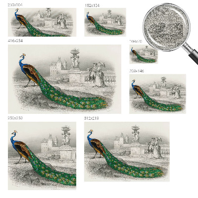 3D tapeta Farebné perie