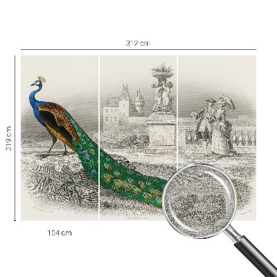 3D tapeta Farebné perie