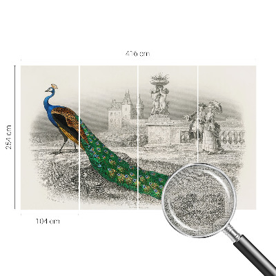 3D tapeta Farebné perie