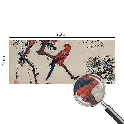 3D tapeta na stenu Vták na konári