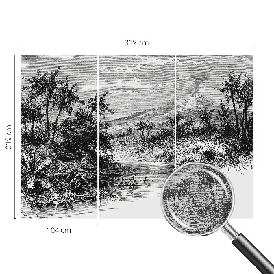 Detská fototapeta Exotická panoráma