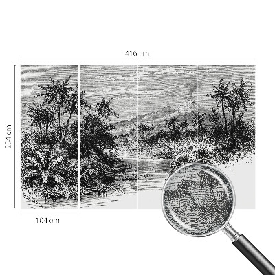 Detská fototapeta Exotická panoráma