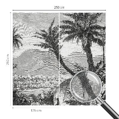 Detská fototapeta na stenu Tropická oáza