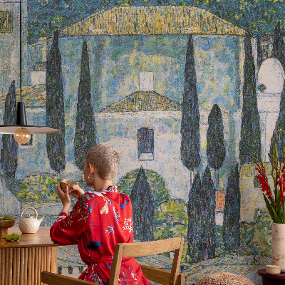 Tapeta do detskej izby Cyprusové domy