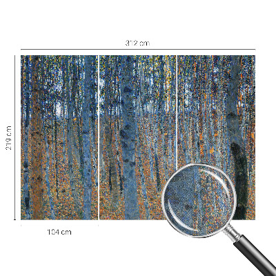 Detská tapeta Brezový les