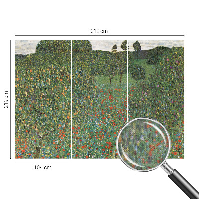 Moderná tapeta na stenu Kvetinová lúka