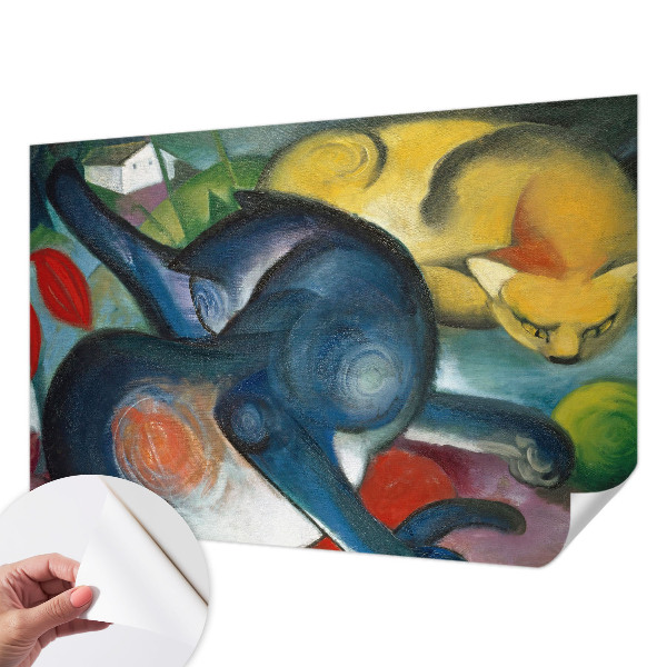 Samolepiaca tapeta Mačacie umenie