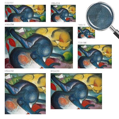 Samolepiaca tapeta Mačacie umenie