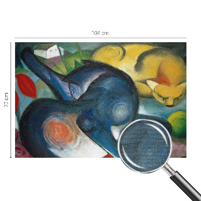 Samolepiaca tapeta Mačacie umenie