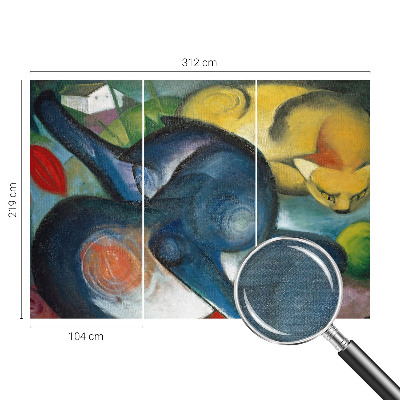 Samolepiaca tapeta Mačacie umenie