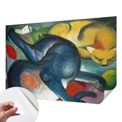 Samolepiaca tapeta Mačacie umenie