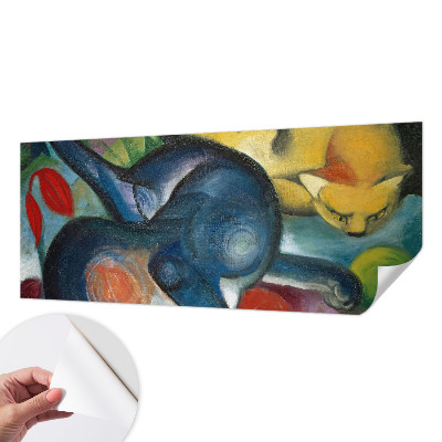 Samolepiaca tapeta Mačacie umenie