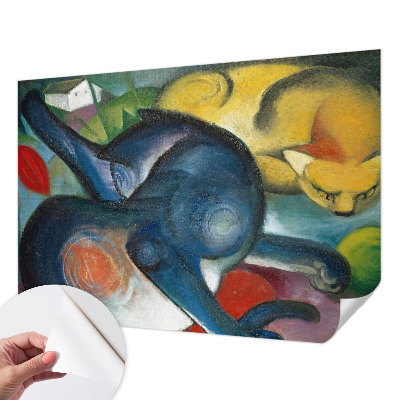 Samolepiaca tapeta Mačacie umenie