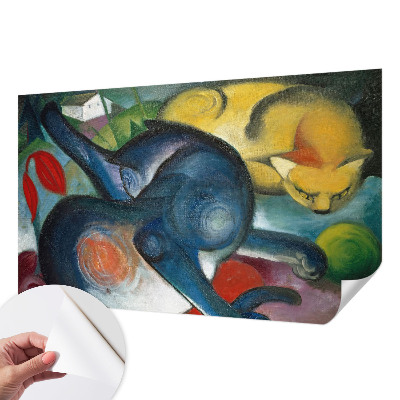 Samolepiaca tapeta Mačacie umenie