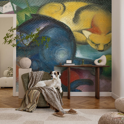 Samolepiaca tapeta Mačacie umenie