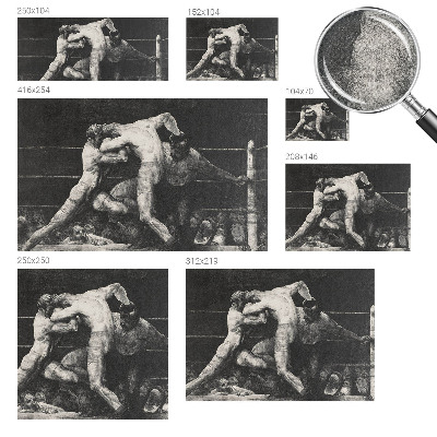 Tapety na stenu samolepiace Súboj boxerov