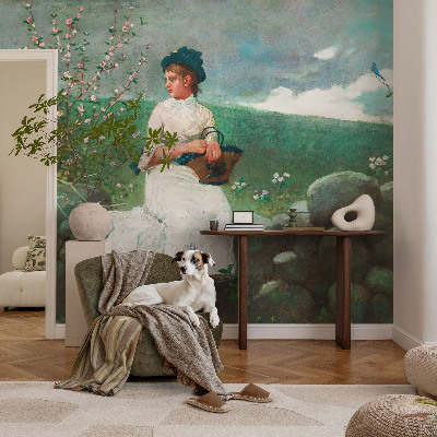 Tapeta do obývačky Kvetinový pokoj